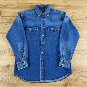 J. Crew Long Sleeve Denim Sz S